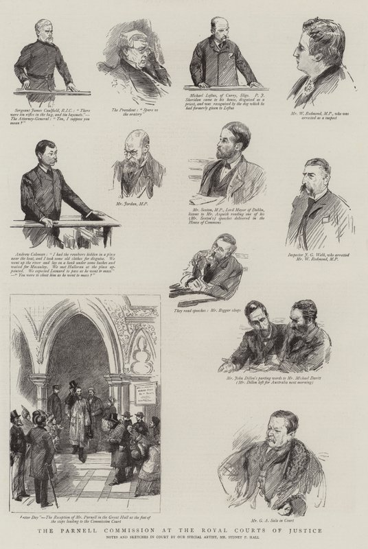 La Comisión Parnell en los Tribunales Reales de Justicia de Sydney Prior Hall