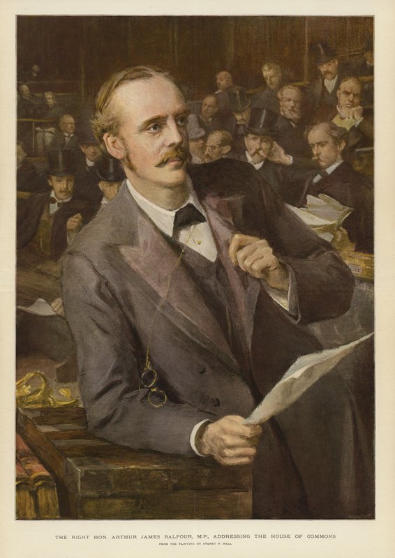El Muy Honorable Arthur James Balfour de Sydney Prior Hall