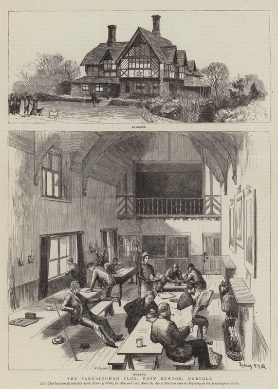 El Club Sandringham, West Newton, Norfolk de Sydney Prior Hall