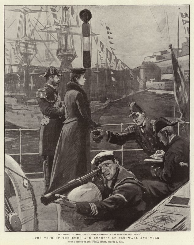 La gira del Duque y la Duquesa de Cornualles y York de Sydney Prior Hall