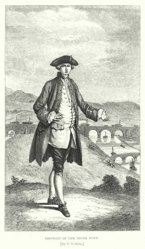 Retrato del joven duque (grabado) de T. D. (after) Scott