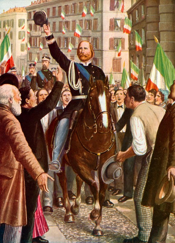 La marcha triunfal de Garibaldi de Tancredi Scarpelli