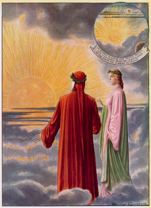 Ilustración para La Divina Comedia de Dante de Tancredi Scarpelli