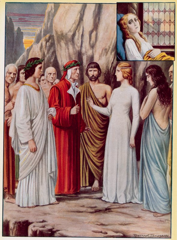Ilustración para la Divina Comedia de Dante de Tancredi Scarpelli