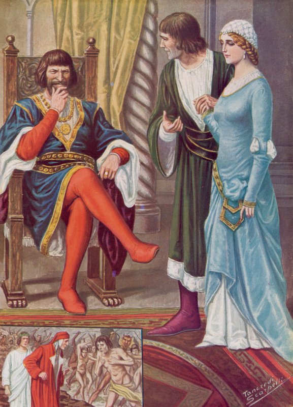Ilustración para la Divina Comedia de Dante de Tancredi Scarpelli