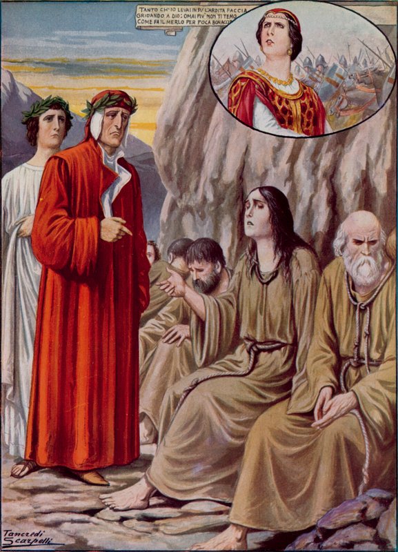 Ilustración para la Divina Comedia de Dante de Tancredi Scarpelli