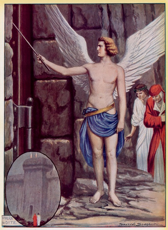 Ilustración para la Divina Comedia de Dante de Tancredi Scarpelli
