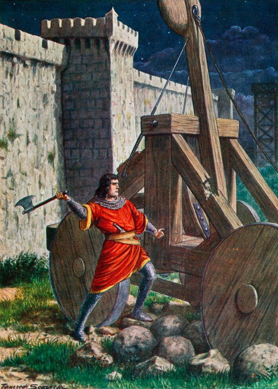 Landemaro durante el asedio de Salerno, 871 de Tancredi Scarpelli