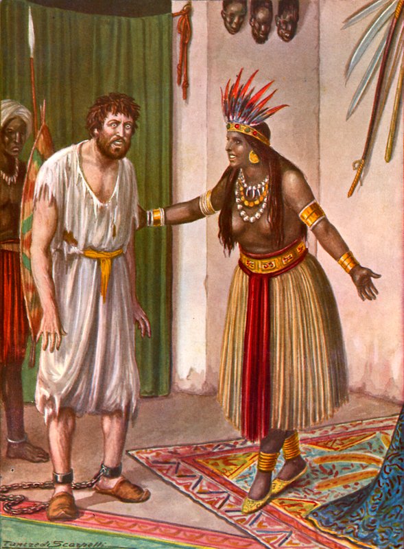 Ludovico de Varthema y la Sultana de Adén de Tancredi Scarpelli