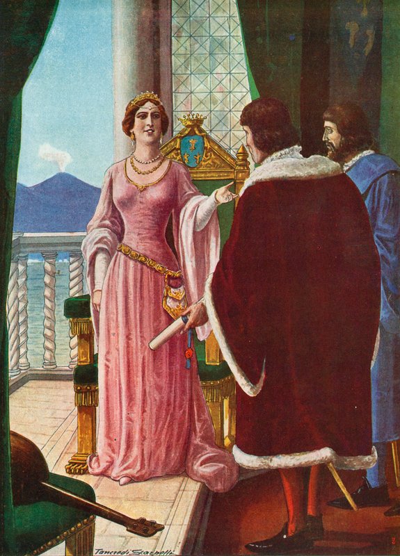 La reina Giovanna II de Nápoles anula la adopción de Alfonso de Aragón de Tancredi Scarpelli