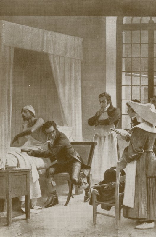 Aprendiendo a escuchar enfermedades de Theobald Chartran