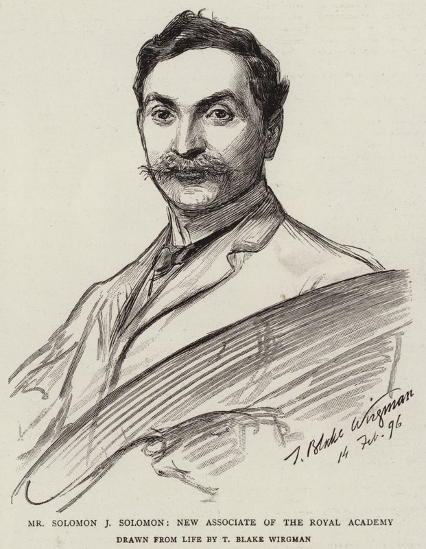 Sr. Solomon J Solomon, Nuevo Asociado de la Real Academia de Theodore Blake Wirgman