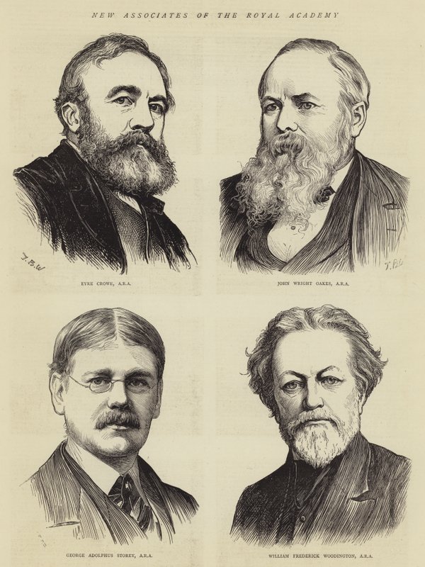 Nuevos asociados de la Real Academia de Theodore Blake Wirgman