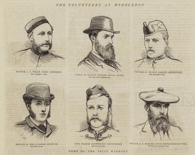 Los voluntarios en Wimbledon de Theodore Blake Wirgman