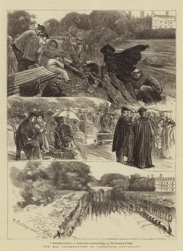 Las celebraciones de mayo en la Universidad de Cambridge de Theodore Blake Wirgman