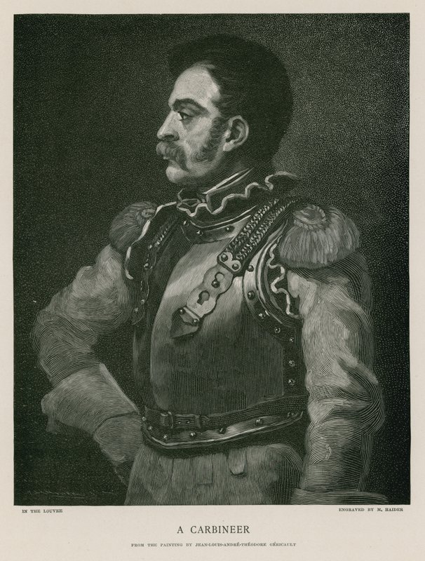 Un Carabinero de Theodore Gericault