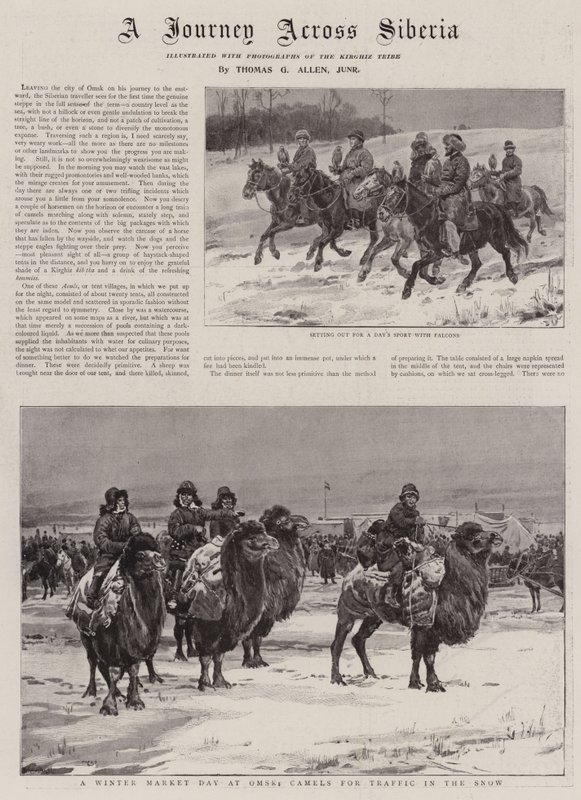 Un viaje a través de Siberia de Thomas Allen