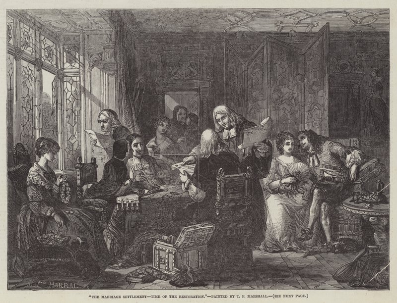 El Acuerdo Matrimonial, Época de la Restauración de Thomas Falcon Marshall