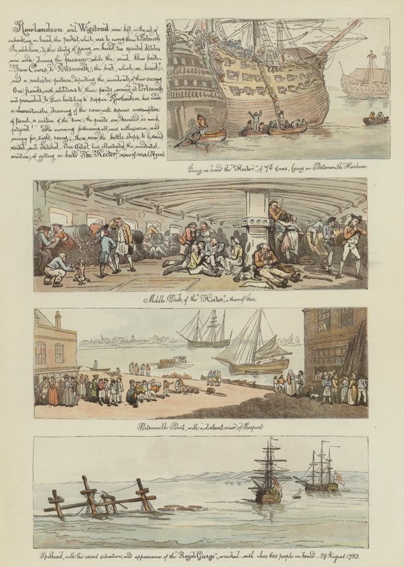 El tour de Rowlandson en un coche de posta, 1782 de Thomas Rowlandson