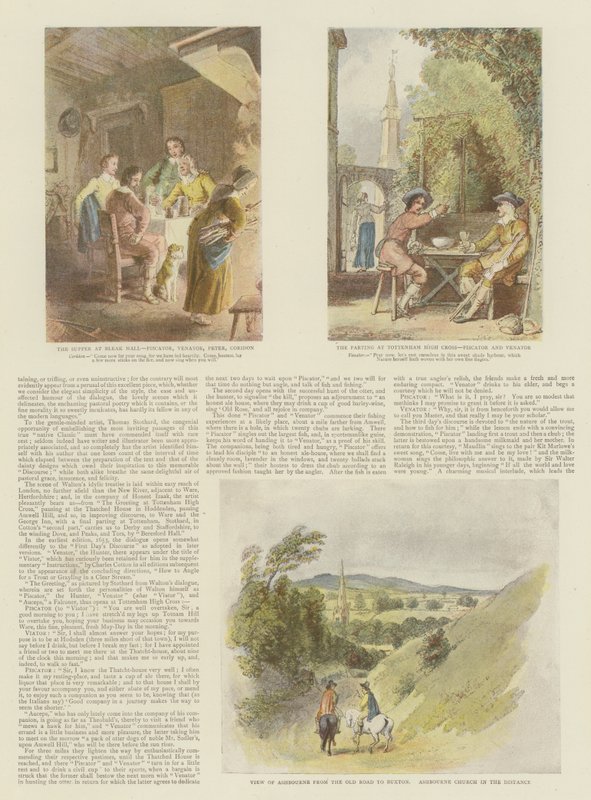 El pescador completo, por Izaak Walton y Charles Cotton de Thomas Stothard