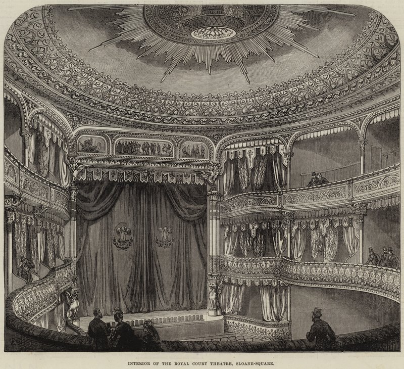 Interior del Teatro Real, Sloane-Square de Thomas W. Wood