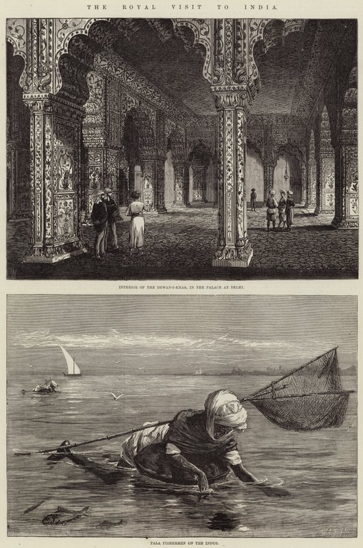 La visita real a la India de Thomas W. Wood