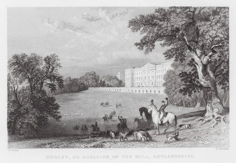 Burley, o Burleigh on the Hill, Rutlandshire de Thomas (after) Allom
