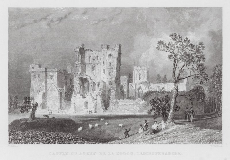 Castillo de Ashby de la Zouch, Leicestershire de Thomas (after) Allom