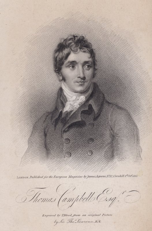 Thomas Campbell, poeta escocés de Thomas (after) Lawrence