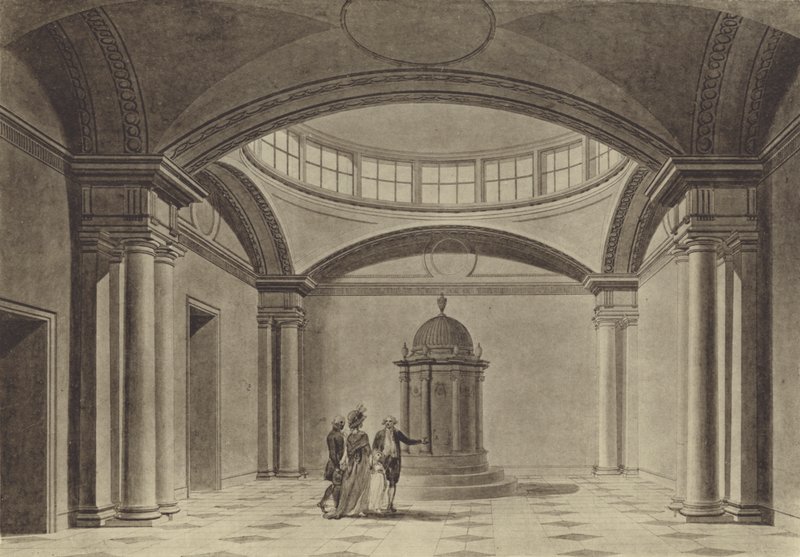 Oficina de Anualidad Reducida del Cuatro Por Ciento de Sir Robert Taylor, Banco de Inglaterra de Thomas (after) Malton