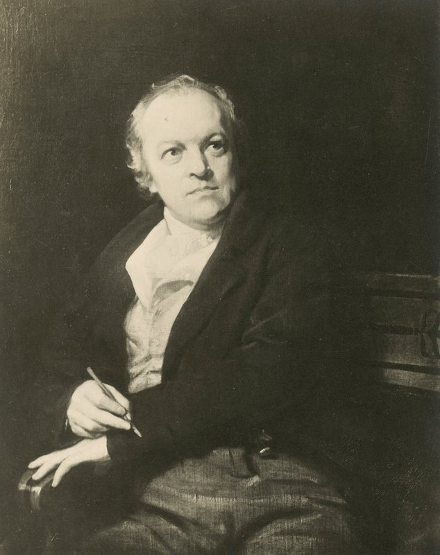 William Blake, poeta y artista inglés de Thomas (after) Phillips