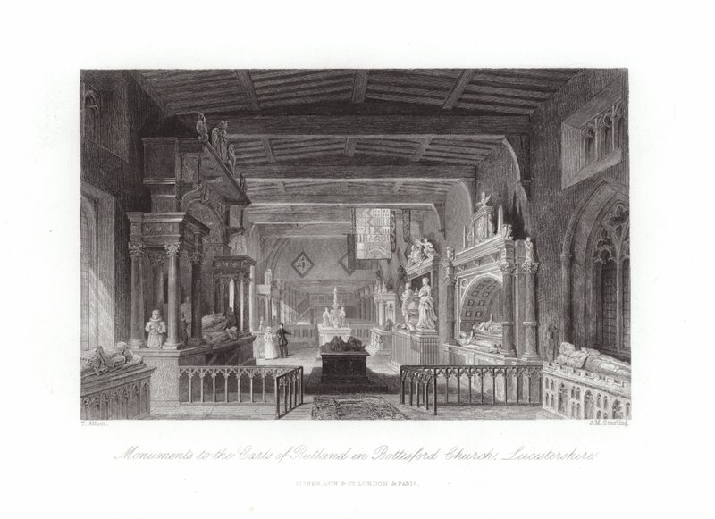 Iglesia de Bottesford de Thomas Allom