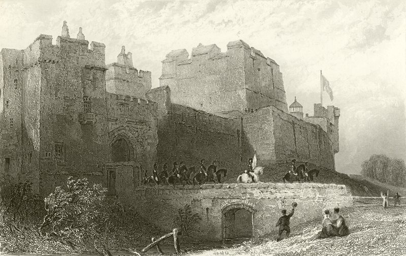 Castillo de Carlisle, Cumberland de Thomas Allom