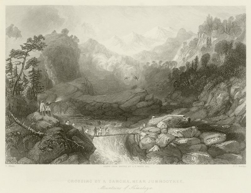 Cruzando por un Sangha de Thomas Allom