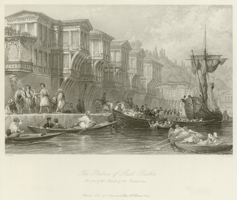 El Palacio de Said Pasha de Thomas Allom
