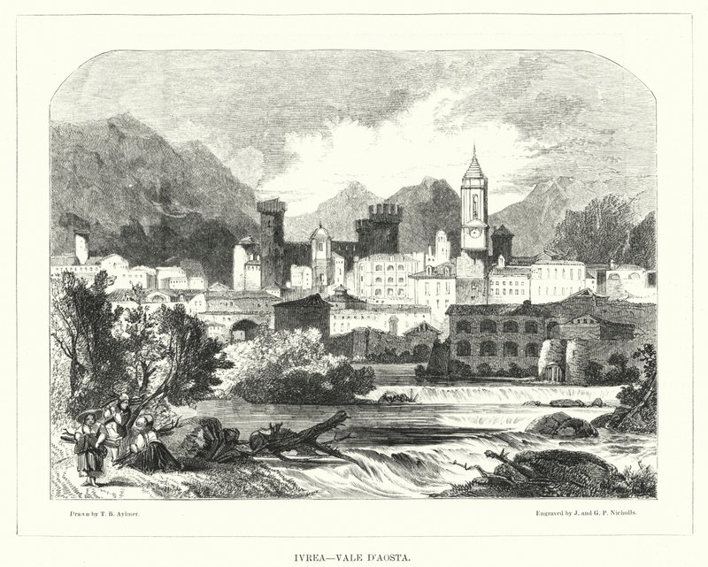 Ivrea, Valle de Aosta de Thomas Brabazon Aylmer