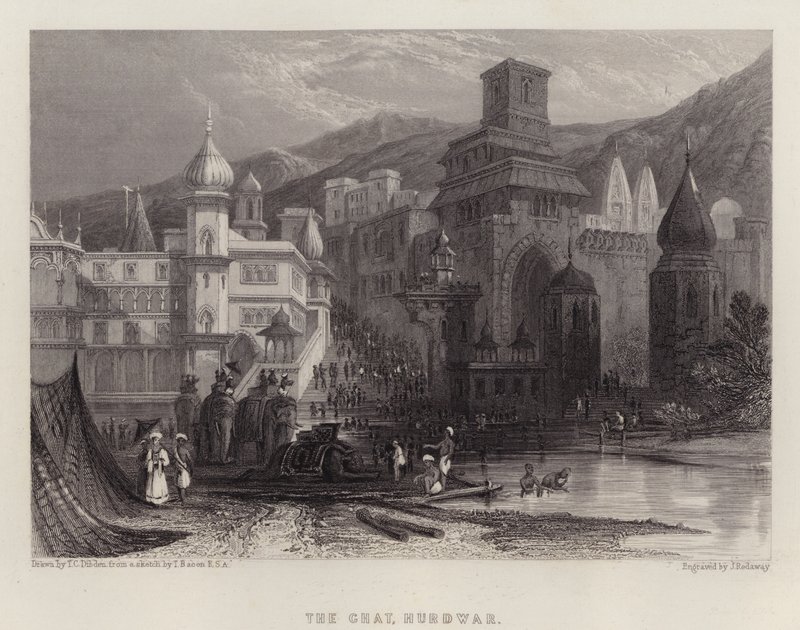 El Ghat, Hurdwar de Thomas Colman (after) Dibdin