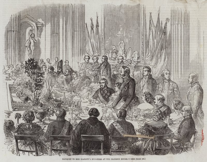Banquete a los ministros de Su Majestad en la Mansion House de Thomas Harrington Wilson