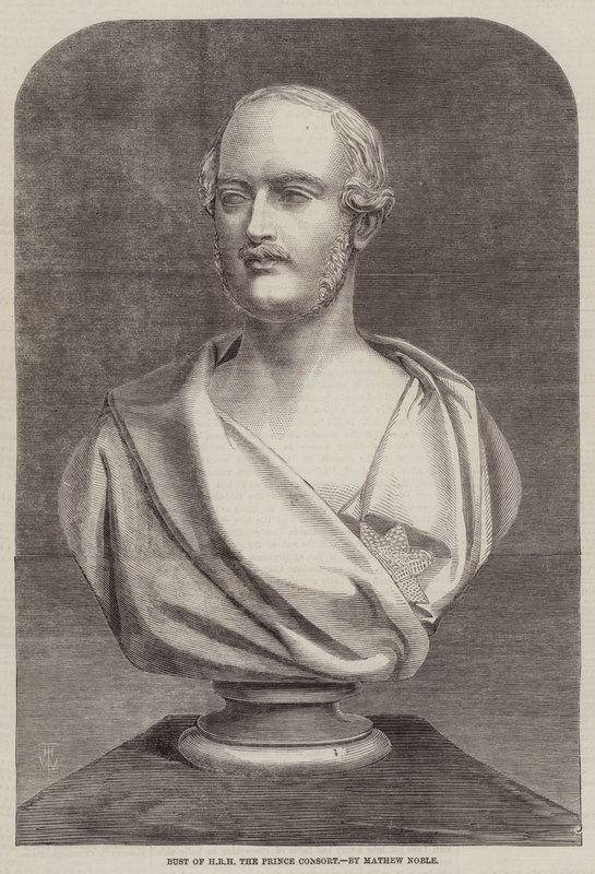 Busto de SAR el Príncipe Consorte, por Mathew Noble de Thomas Harrington Wilson