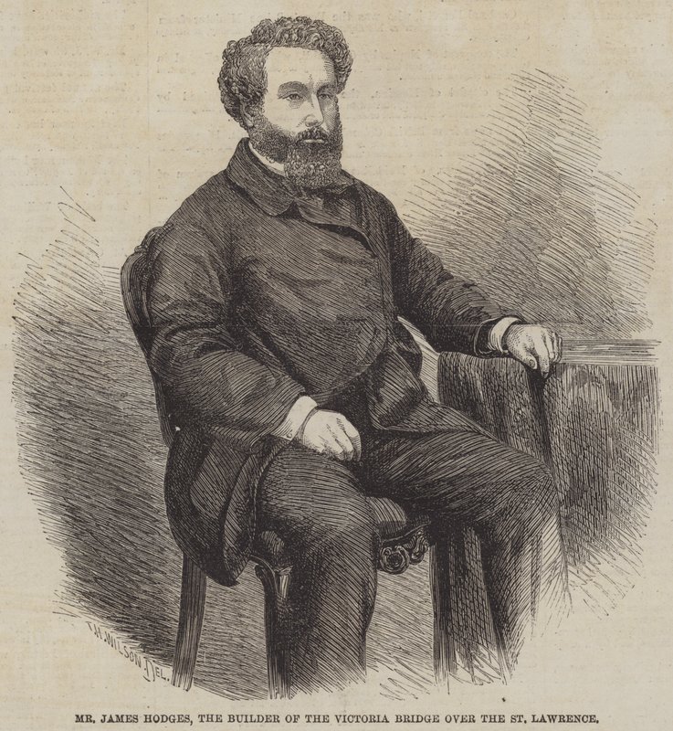 El Sr. James Hodges, el constructor del Puente Victoria sobre el San Lorenzo de Thomas Harrington Wilson