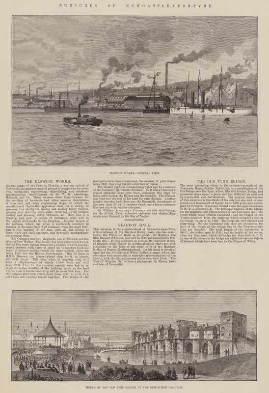 Bocetos de Newcastle-upon-Tyne de Thomas Harrington Wilson