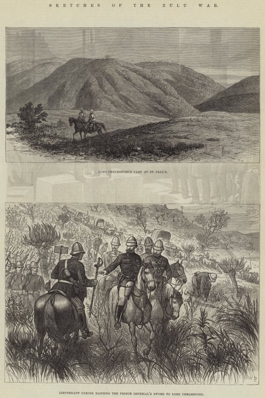 Bocetos de la Guerra Zulú de Thomas Harrington Wilson