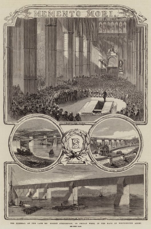 El Funeral del Difunto Sr. Robert Stephenson, el viernes pasado, en la Nave de la Abadía de Westminster de Thomas Harrington Wilson