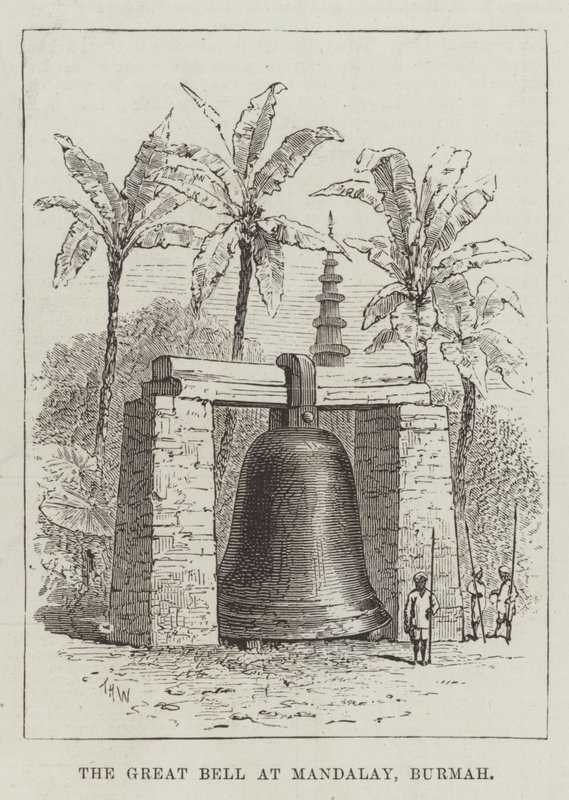La Gran Campana en Mandalay, Birmania de Thomas Harrington Wilson