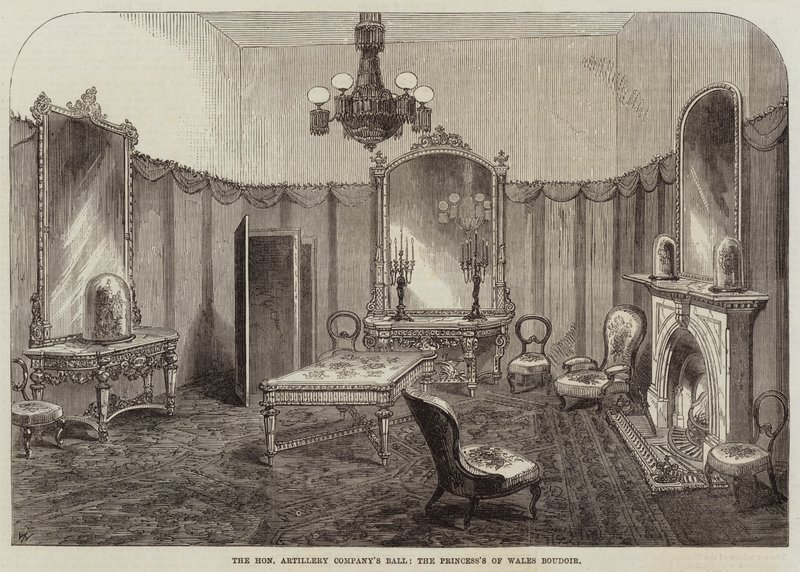 El Baile de la Compañía de Artillería Honorable, el Boudoir de la Princesa de Gales de Thomas Harrington Wilson