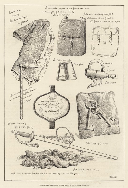 La exposición militar en los terrenos del Hospital de Chelsea de Thomas Harrington Wilson