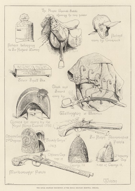 La Exposición Militar Real en el Hospital Militar Real, Chelsea de Thomas Harrington Wilson
