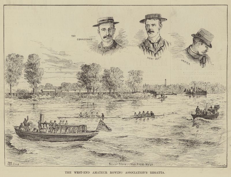 Regata de la Asociación de Remo Amateur del West-End de Thomas Harrington Wilson
