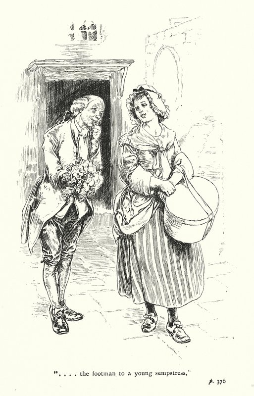 Ilustración para Un viaje sentimental de Laurence Sterne (litografía) de Thomas Heath Robinson