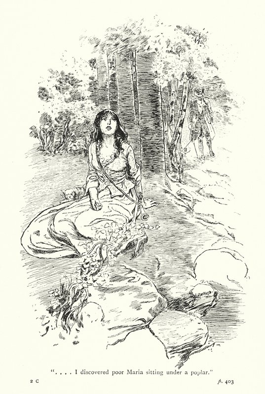 Ilustración para Un viaje sentimental de Laurence Sterne (litografía) de Thomas Heath Robinson